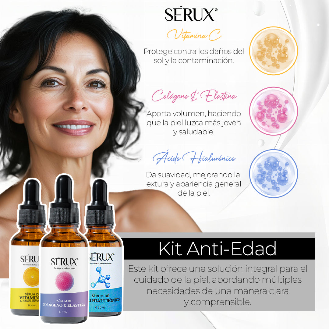 Kit Anti Edad Serux: AgeReset Pro™