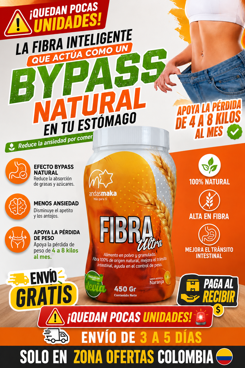 🔥 Reduce los antojos UltraSlim Fiber™ 🔥